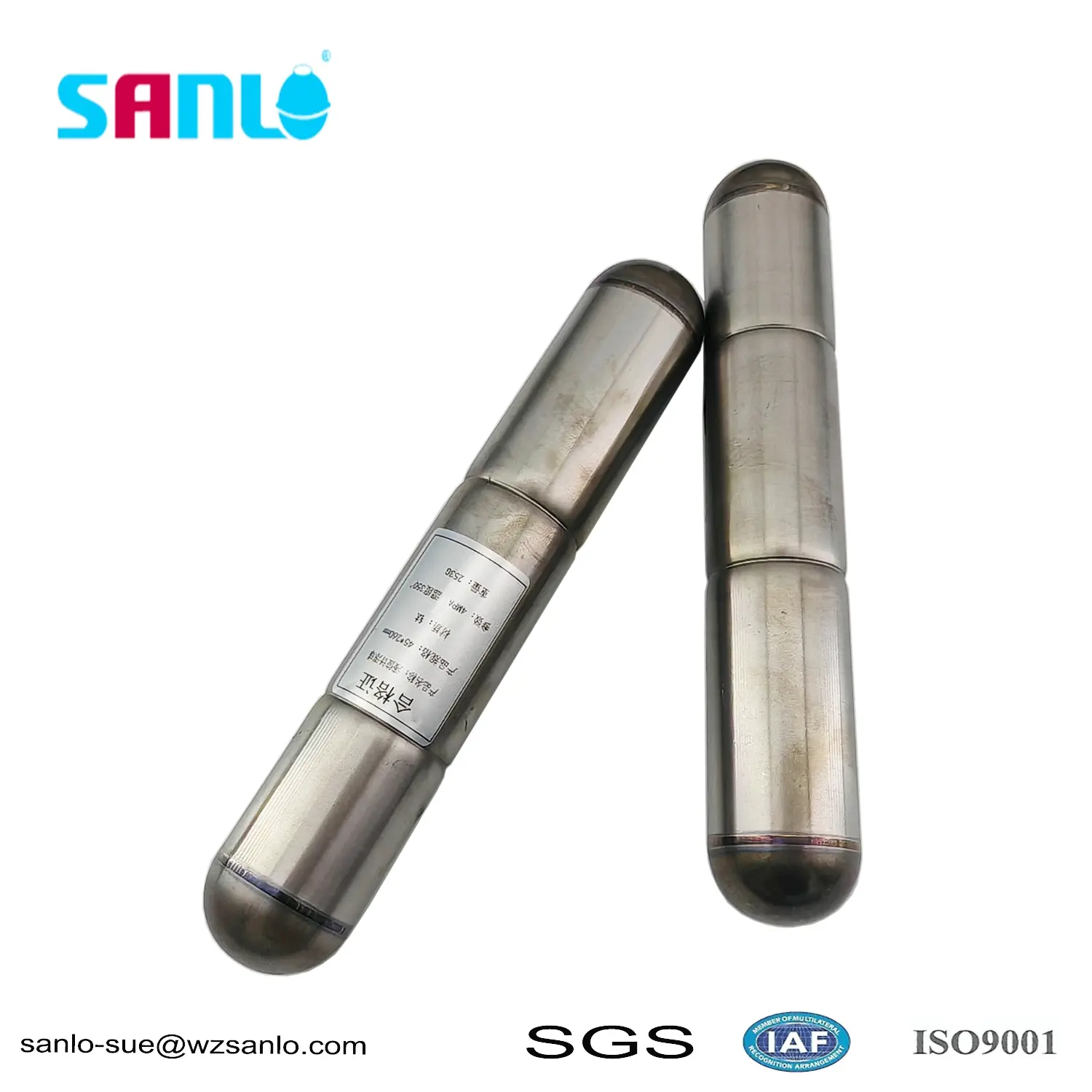 Titanium Logam Bola Terapung 45*260